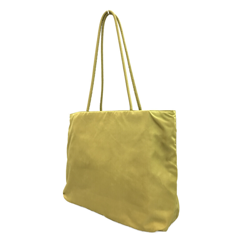 Prada Tessuto Tote Bag Shoulder Yellow City